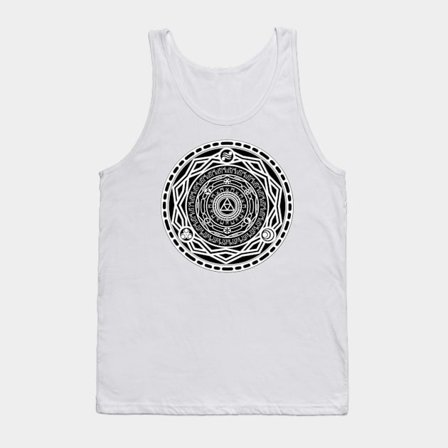 The Twilight Gate - Goddess and Sage symbols Tank Top by KaniaAbbi